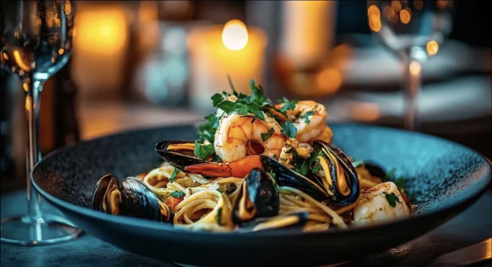 A natural match for seafood pasta and aperitivo